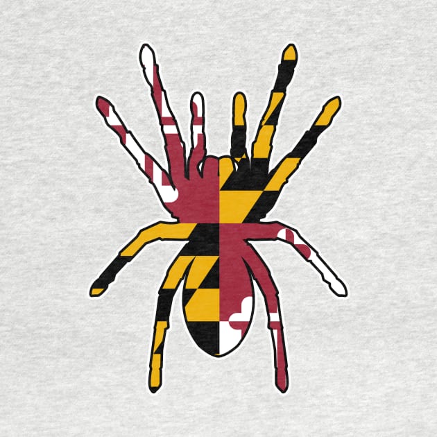 Tarantula Maryland Flag by Wickedcartoons